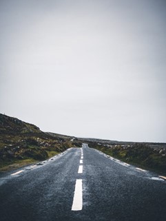 An old road in Ireland