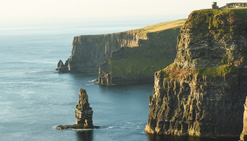 A beautiful view of the Cliffs of Moher.