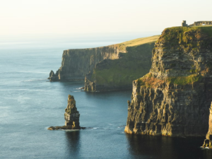 A beautiful view of the Cliffs of Moher.