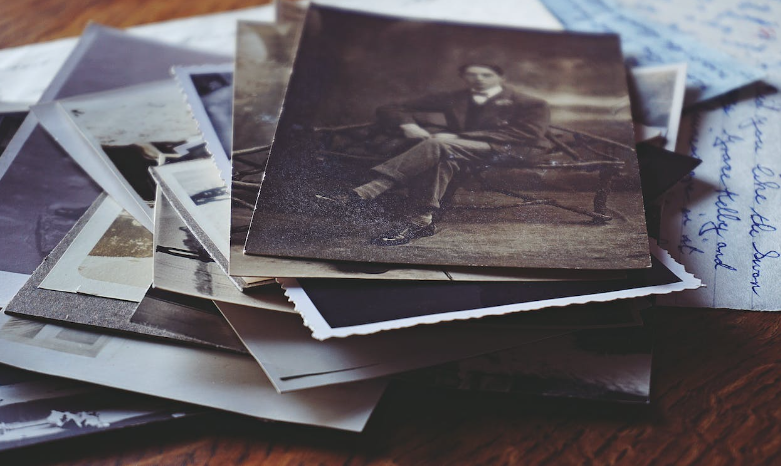 Old photos and documents.
