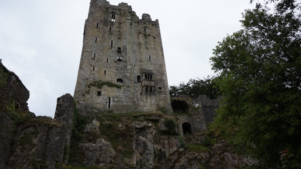 Ruins of a castle in Irelands