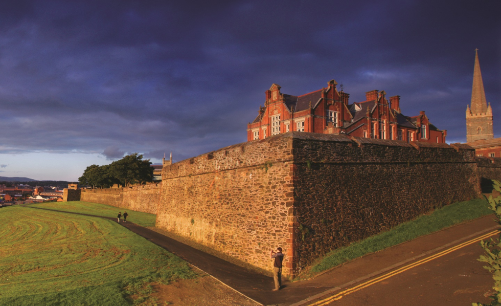 A historical castle in Ireland