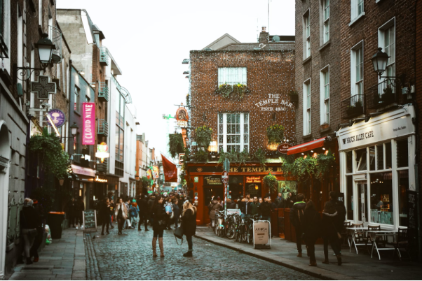 Temple Bar district, Dublin, Ireland 