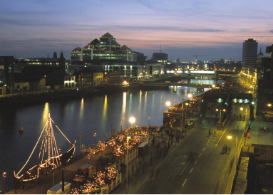 Dublin port, Ireland.