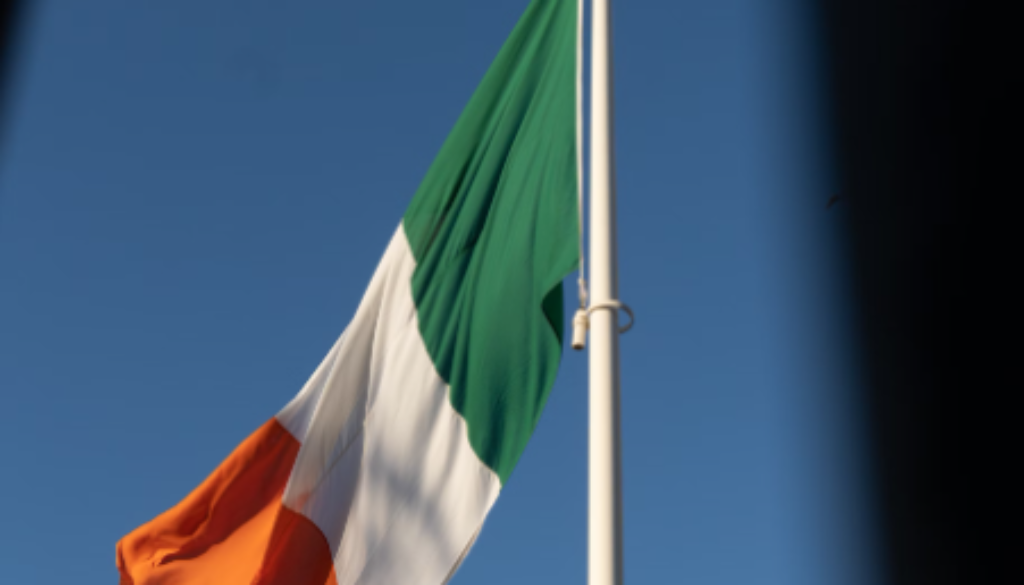 Flag hoisted for Irish Gaelic games.