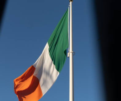 Flag hoisted for Irish Gaelic games.