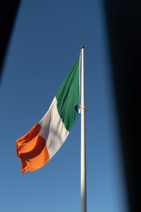 Flag hoisted for Irish Gaelic games.