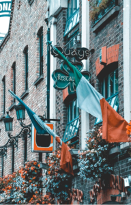 Display of Irish heritage abroad.