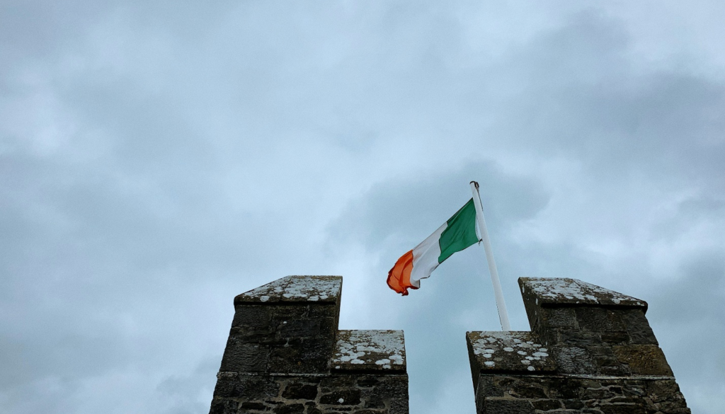 A flag of Ireland