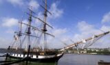 The Dunbrody Ship, a remnant of Irish maritime history.