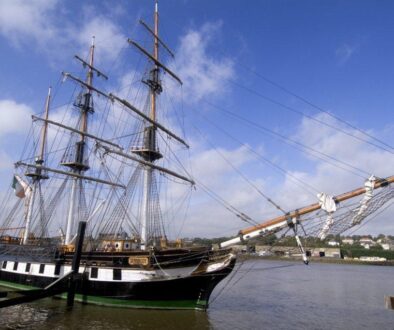 The Dunbrody Ship, a remnant of Irish maritime history.