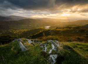 Irish hillside to visit after Irish genealogy research. 