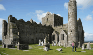 13th-century Irish cathedral to visit during ancestry travel tour.