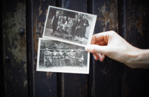 Photographs used for Northern Ireland genealogy research.