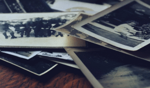Old pictures used for Irish ancestry research.
